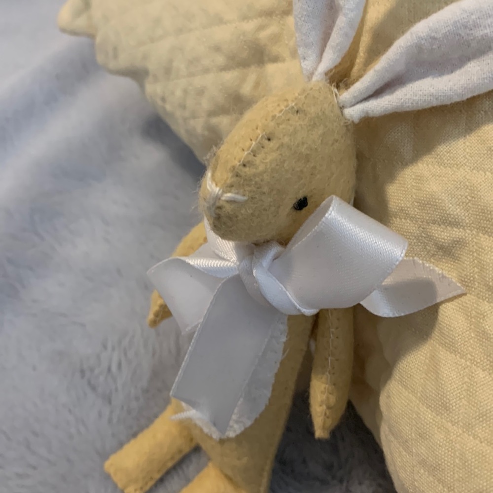 Stuffed felt bunny